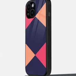 macmerise Geometric Printed iPhone 14 Back Case Mobile Accessories-7
