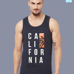 KAY DEE Men Pack Of 2 Printed Cotton Tank Vests-image-50