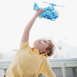 Sanjary Helicopter Toy - Bump and Go Action with Colourful 3D Lights and Music  Toy for kids - Color May Vary-20
