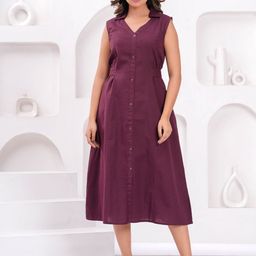Nayo Women A-Line Midi Dress-picture-46