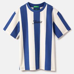 United Colors of Benetton Boys Striped Round Neck Cotton T-shirt-picture-47