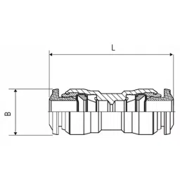 RS PRO Push-in Fitting Push In 6 mm to Push In 6 mm Tube-to-Tube, 1761326 image 3