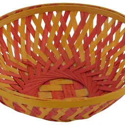 Devan Handicrafts Bamboo Storage Basket Brown Piece-image-55