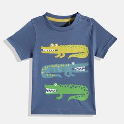 mothercare Boys Crocodile Printed Pure Cotton T-shirt-picture-41