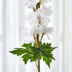 Home Centre White Artificial Delphinium Flower image 2