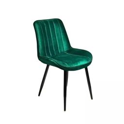 Zidle Helium Wooden & Velvet Solid Wood Dining Chair Helium Velvet 83.82X50.8 cm Green for Dining & Kitchen-image-66