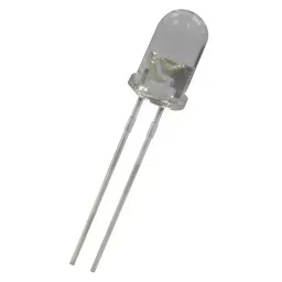 KINGBRIGHT LED, 3 mm, X-Brt. Redd.Orange, 1.6Cd,, L-7104SECK-J3 (Pack of 5)-20