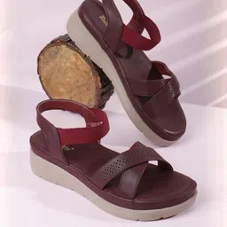Dollphin Women Open Toe Flats with Buckles-picture-27