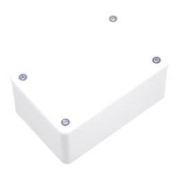 RS PRO 85x56x40 mm White ABS General Purpose Enclosure IP54 Model No 1959107-44