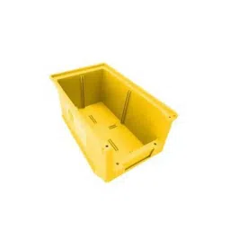 Global Star Crate-35 HDPE 300 x 200 x 160 mm Yellow Industrial Bin-26