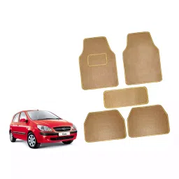 Auto Pearl CMBE76 Polyester Standard Mat for Getz (Beige)-picture-43