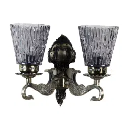 ELIANTE JS-1214-2W Antique Brass Aluminium Wall Light Without Bulb-image-15