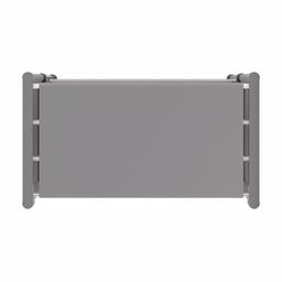 Decent Hut Grey 2 Shelves Book Shelf image 3