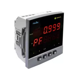 Radix Multifunction Energy Meter With Dual Source 1/5 Amp 2 rows, 6-digit 0.56 inch (14.2 mm), EMX615-28