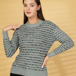 Juelle Women Striped Pullover-image-90