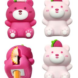 FunBlast Bear Strawberry Sharpener for Kids Pack of 4-picture-17