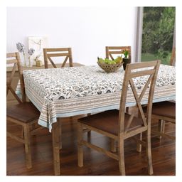 Blocks of India Cotton Table Cover For Six Seater Table-16