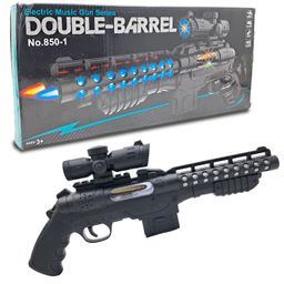 Kiddybuddy Gun Toy for kids with Sound and Light - Black-image-5