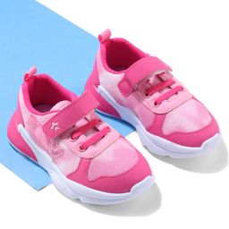 Cute Walk by Babyhug Velcro Closure Sneaker Shoes With Heart Applique & Lace Detailing - Fuchsia-image-25