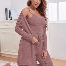 StyleCast Women Self Design Sleeveless Night Suits With Shrug-image-67