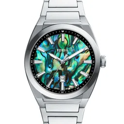 Fossil Everett Men Printed Dial & Stainless Steel Straps Analogue Watch AK_FS6114-image-3