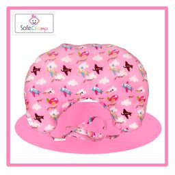 SafeChamp Skyler Baby Feeding Pillow Bedding Set with Mosquito net and Sleeping Bag Combo - Pink image 5