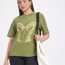 glitchez Vibe Check Dropped Sleeve Oversized T-Shirt-picture-9