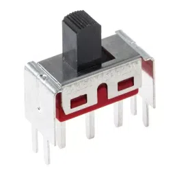 RS PRO Through Hole Slide Switch SPDT Latching 5 A at the rate of 28 V DC Top, 7347315-22