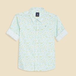 Allen Solly Junior Boys Slim Fit Floral Printed Casual Shirt-picture-9