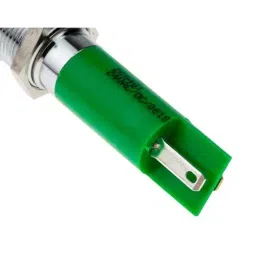 RS PRO Green Panel Mount Indicator, Mounting Hole Size 12 mm, Termination Type Solder Tab, IP Rating IP67, Model No 208481 image 2