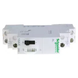 Schneider Electric 24 V DC 48 V AC Coil 16 A Switching Current DPST DIN Rail Power Relay, A9C30211-19