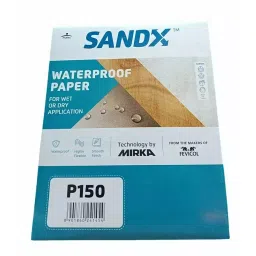 Araldite 23x28 cm White Sandx Waterproof Paper P150 Grit size (Pack of 50)-image-36