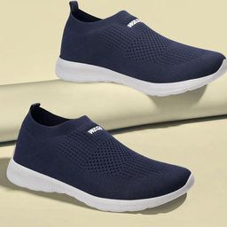 JQR Men Mesh Slip-On Walking Non-Marking Shoes-19