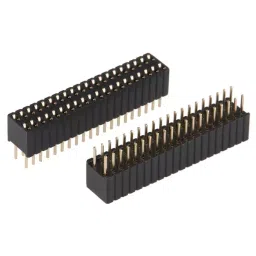 RS PRO 1.27mm Pitch 40 Way 2 Row Straight PCB Socket, Through Hole, Solder Termination, 2514365-image-14
