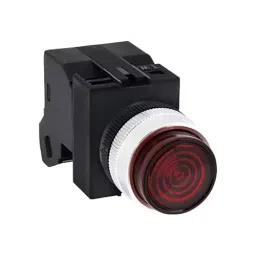 IDEC TW Series Pilot Light Round Flat Type with IP65 Protection, APW1246DPW-66