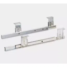 GENERIC Keyboard Channel or Drawer Tray Slide Rail ‎Standerd Metal Chrome image 3