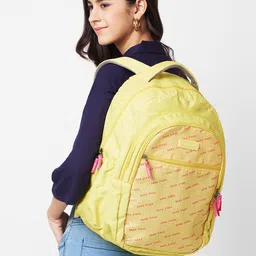 Caprese Women Typography Backpack-15
