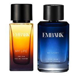 EMBARK Men Set of 2 Eau De Parfum - My Life 30ml & My Story 100ml image 1