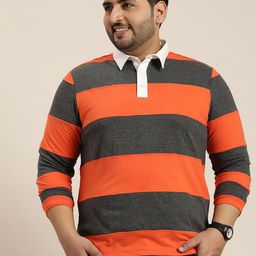 Sztori Men Plus Size Striped Sweatshirt-picture-41