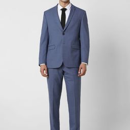 Van Heusen Men Solid Single-Breasted Two-Piece Formal Suit-image-43