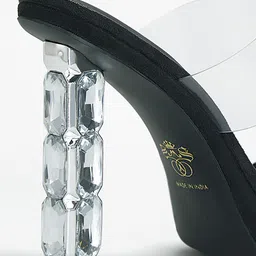 Signature Sole Open Toe Platform Heels image 5
