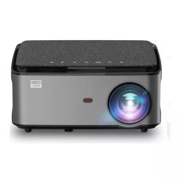 Play Latest MP4 Android 6.0 Smart WiFi Bluetooth 1080P Full HD LED 6500 Lumen Projector (Black)-17