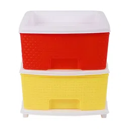 RUBOXA Yellow Set of 1 Regular Drawer Organiser Organisers image 3