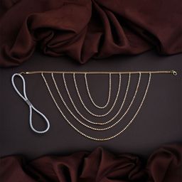 VAMA Artificial Stones Studded Waist Chain Saree Accessories-image-88