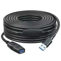 Mak World Stecker Male to Female USB 3.0 Active Extension Cable with Signal Booster, 10 m-7