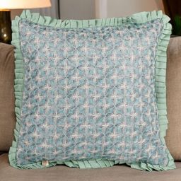 Khaabka Teal Set of 2 Velvet Cushion Covers-image-88
