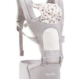 Bonfino Admire 5-in-1 Hipseat Baby Carrier - Grey-29