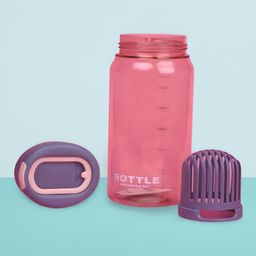 Mihar Essentials Fruit Infuser Sipper Water Bottle Grey - 650 ml-image-18