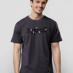 ADRO Typography Printed Round Neck Cotton T-shirt-picture-13