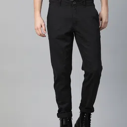 Roadster Men Black Trousers-image-40